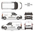 Ram Promaster City Cargo Delivery Van 2015 Royalty Free Stock Photo