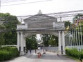 Rama Gardens Hotel BANGKOK,THAILAND-10 AUGUST 2018: Hotel entrance - This hotel is located on Vibhavadi Rangsit Road. on,10 AUGUST Royalty Free Stock Photo