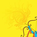Rama killing Ravana in Dussehra Royalty Free Stock Photo