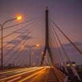 The Rama VIII bridge over the Chao Praya river