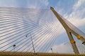 Rama8 cable suspension bridge Royalty Free Stock Photo