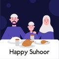 Suhoor and Iftar Party with Family During Ramadan