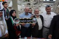 Ramadan breakfast over the rubble of houses demolished by Israeli warplanes during the last round