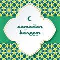 Ramadan card, Islamic new year, Eid Fitri card design template