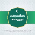 Ramadan card, Islamic new year, Eid Fitri card design template