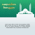 Ramadan card, Islamic new year, Eid Fitri card design template