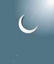 Ramadan crescent moon