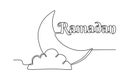 A Ramadan crescent