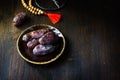 Ramadan dates for iftar opening Royalty Free Stock Photo