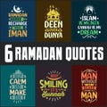 Ramadan design bundle, Islamic quotes set. Ramadan SVG bundle