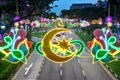 Ramadan Festive Street Illuminations and Decorations in Singapore