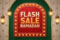 Ramadan Flash Sale Banner (9 Royalty Free Stock Photo