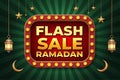 Ramadan Flash Sale Banner (1 Royalty Free Stock Photo