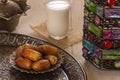 Ramadan Food - Table ready for happy iftar breakfast in Ramadan