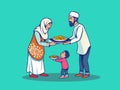 Ramadan Generosity - Sharing Food with the Less Fortunate