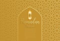 Ramadan gold backgrounds vector,Ramadan Mubarak