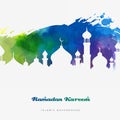 Ramadan greetings graphic design