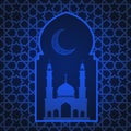 Ramadan greeting card Royalty Free Stock Photo