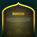 Ramadan greeting or invitations design islamic,