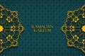 Ramadan greetings background Royalty Free Stock Photo