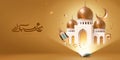 Islamic holiday celebration banner