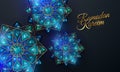 Ramadan Kareem. Abstract girih flowers. Royalty Free Stock Photo