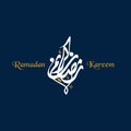 ramadan kareem in arabic calligraphy with english translation. Ramadan Mubarak. Ramadan Socail media post