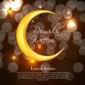 Ramadan Kareem Background Design. Vector