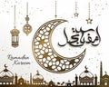 Ramadan Kareem design Royalty Free Stock Photo