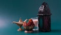 Ramadan Kareem fasting Food Concept Royalty Free Stock Photo