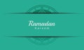 Flat Ramadan Kareem Mandala Tosca Background