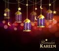 Ramadan Kareem, greeting background