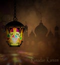 Ramadan Kareem, greeting background Royalty Free Stock Photo