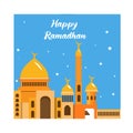 Ramadan Kareem, happy iftar, Ramadan Kareem beautiful greeting card Royalty Free Stock Photo