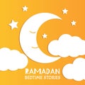 Ramadan Kareem holiday design for children Bedtime stories.