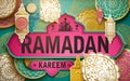 Ramadan Kareem illustration Royalty Free Stock Photo