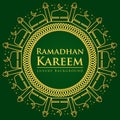 Ramadan Kareem Luxury Premium Mandala Background.