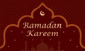 Ramadan kareem and mubarak greeting background islamic illustration