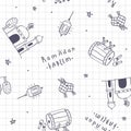 Ramadan kareem pattern vector, background design elementBasic RGB Royalty Free Stock Photo
