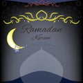 Ramadan kareem Poster Royalty Free Stock Photo
