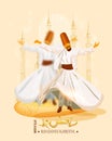 Ramadan Kareem poster Royalty Free Stock Photo