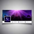 Ramadan Kareem social media header design