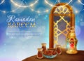 Ramadan Kareem Traditional Festive Food Poster