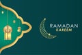 Ramadan Kareem Vector Template Design Illustration