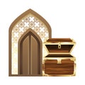 Ramadan karem door decorative icon