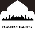 Ramadan Karem Pamphlet, an example of a congratulatory pamphlet design for carrying out fasting