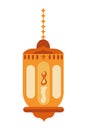 ramadan lamp golden design