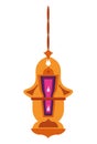 ramadan lamp golden illustration