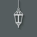 Ramadan lantern design element