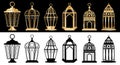 Ramadan lantern set Royalty Free Stock Photo